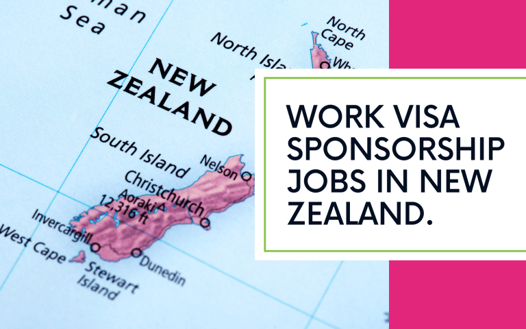Work Visa Sponsorship Jobs in New Zealand