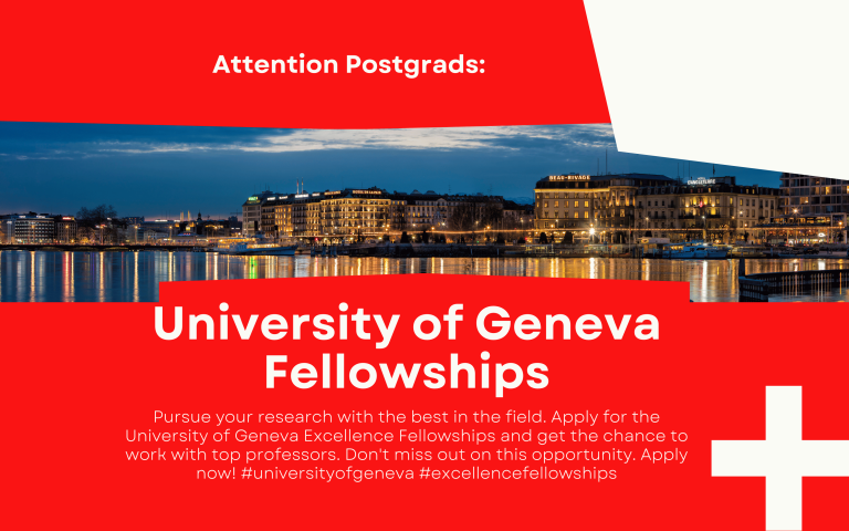University of Geneva Excellence Fellowships