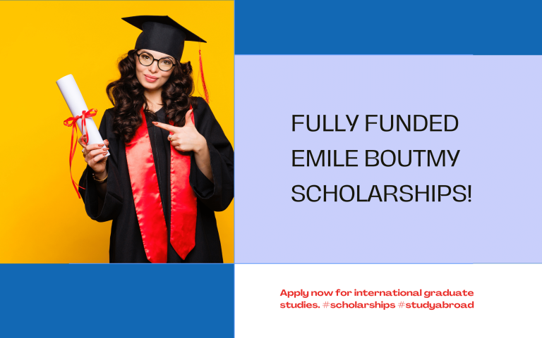 Po Émile Boutmy Scholarships