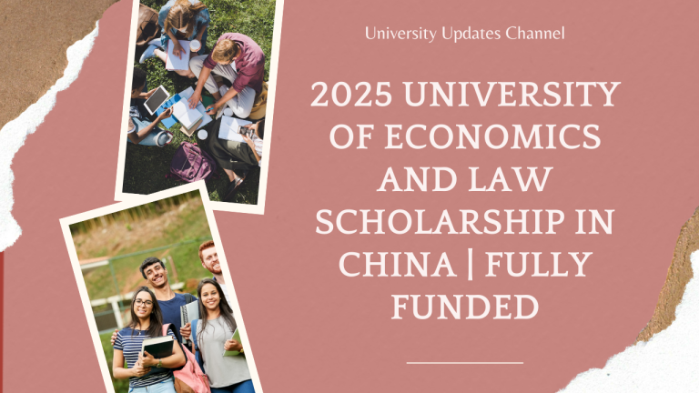 2025 University of Economics and Law Scholarship in China | Fully Funded
