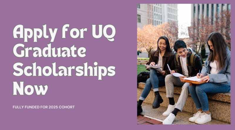 Apply for UQ Graduate Scholarships Now