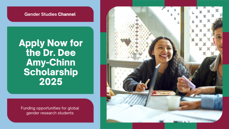 Apply Now: Dr. Dee Amy-Chinn Gender Studies Scholarship 2025 | Funding for Gender Research Students Worldwide