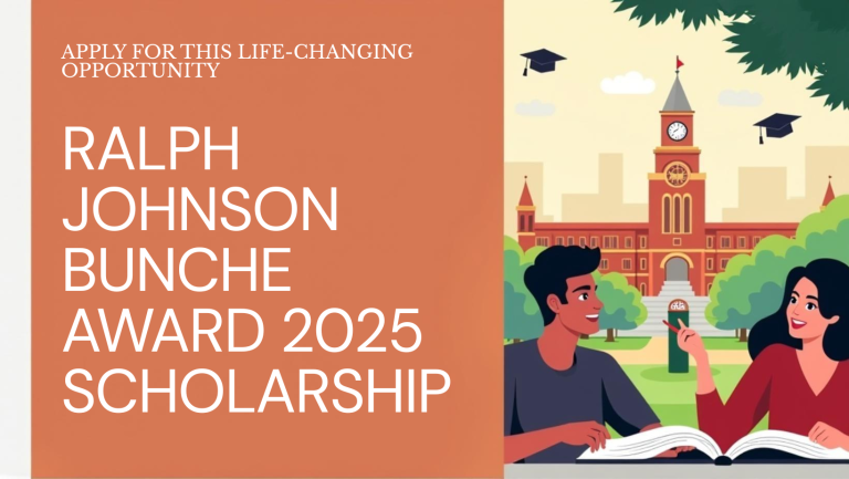 Fully Funded Graduate Scholarship in the USA! | Ralph Johnson Bunche Award 2025 – Rutgers University