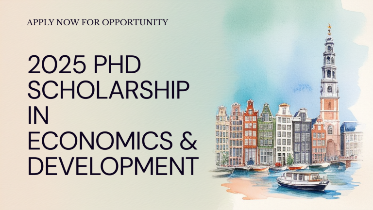 2025 PhD Scholarship in Economics & Development – University of Antwerp