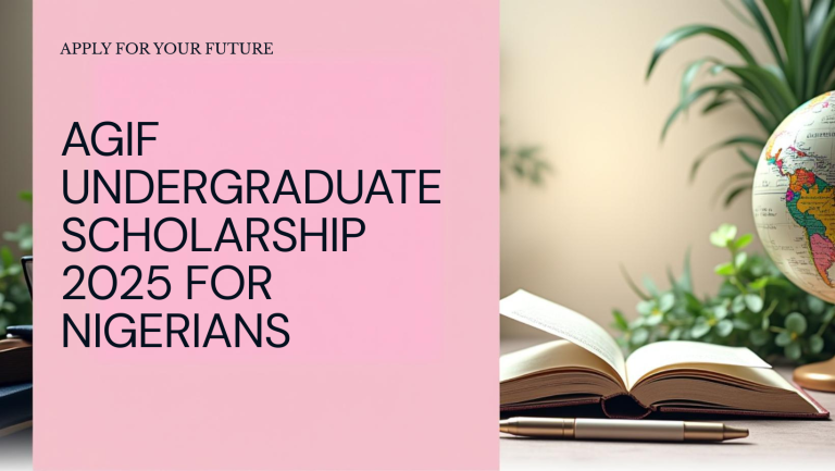 AGIF Undergraduate Scholarship