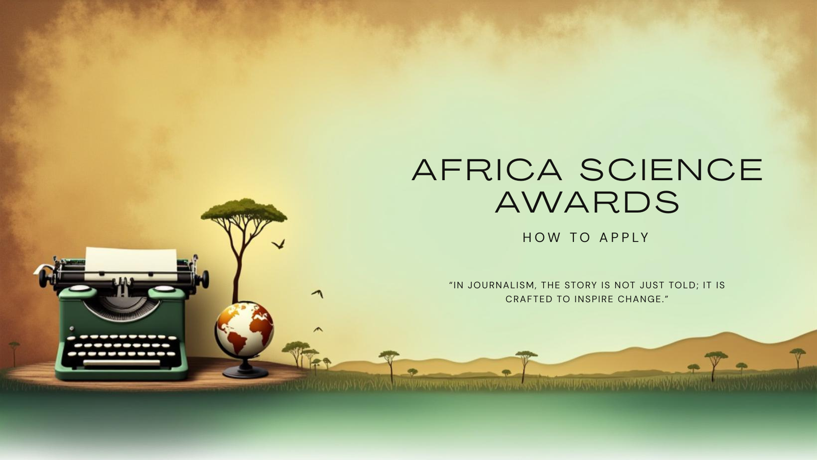 Africa Science Journalism Award