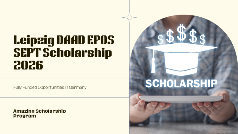 Leipzig DAAD EPOS SEPT Scholarship 2026 (Fully Funded, Germany)