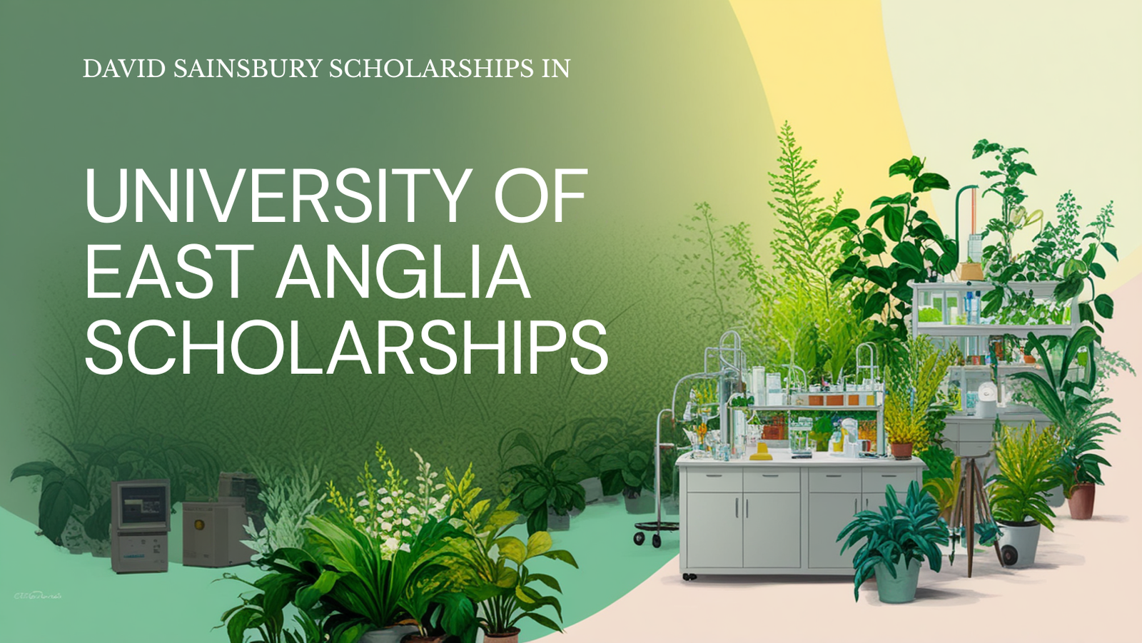 University of East Anglia David Sainsbury Scholarships in Global Plant Health 2025-26 (Full & Part-Time)