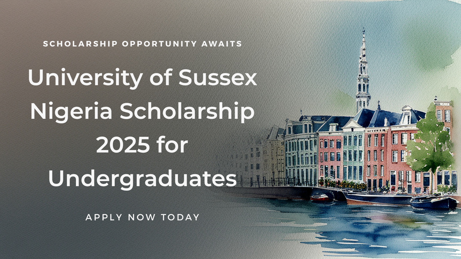University of Sussex Nigeria Scholarship 2025 for Undergraduates