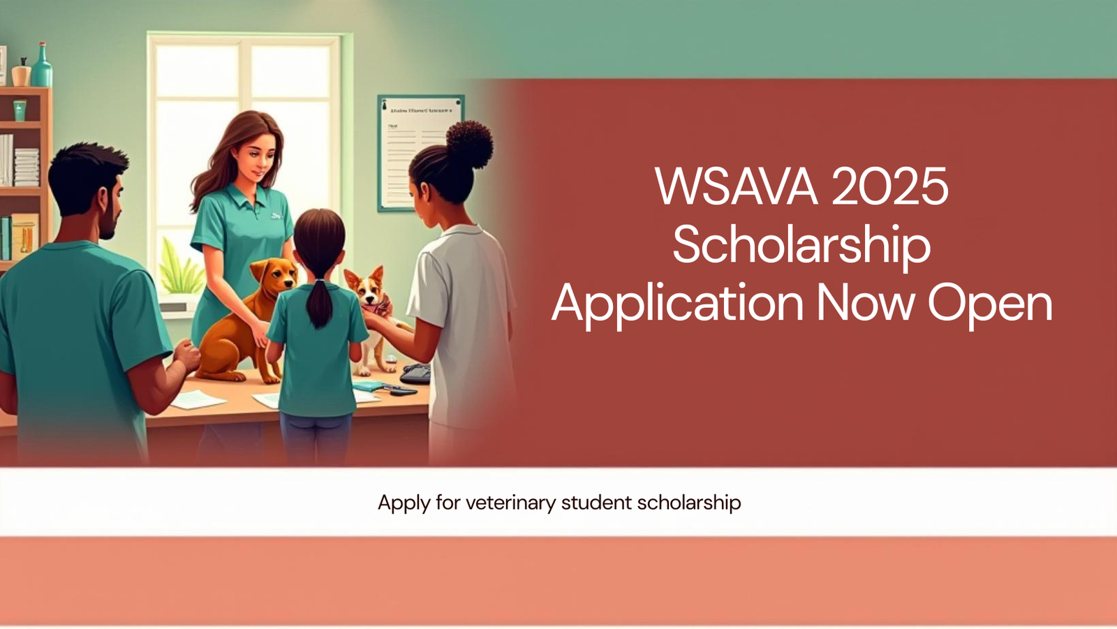 Apply for WSAVA 2025 Michael J. Day Veterinary Student Scholarship – Open to Students Worldwide
