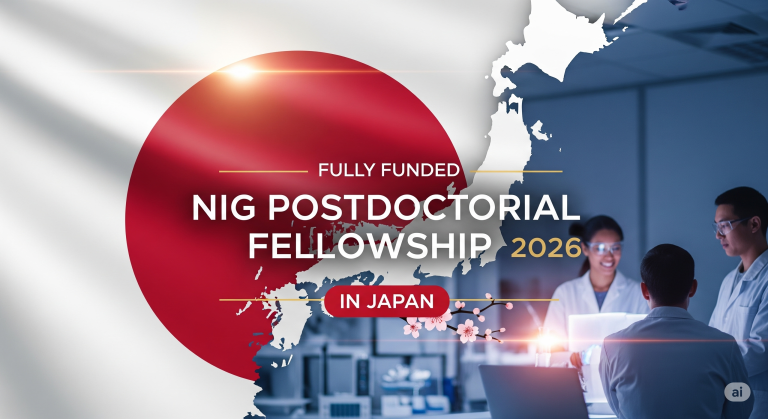 Fully Funded NIG Postdoctoral Fellowship 2026 in Japan | Apply Now