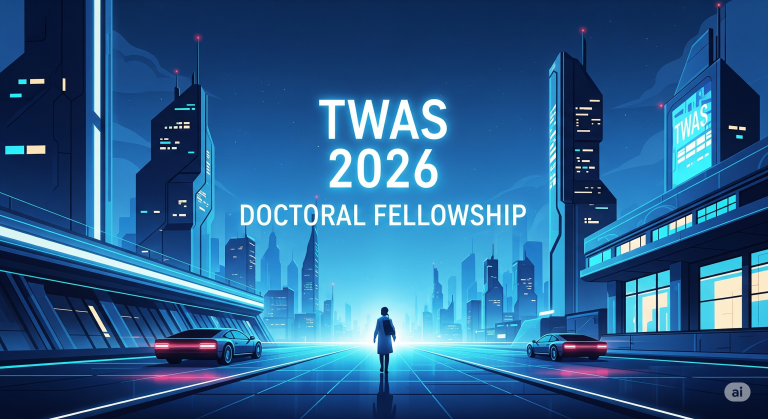 Apply Now: TWAS 2026 Doctoral Fellowship (Fully Funded Opportunity)