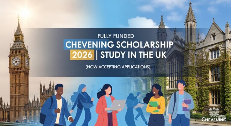 Fully Funded Chevening Scholarship 2026 | Study in the UK (Now Accepting Applications)