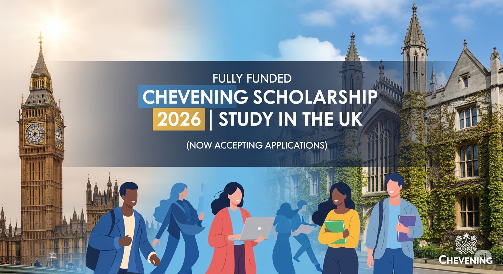 Fully Funded Chevening Scholarship 2026 | Study in the UK (Now Accepting Applications)