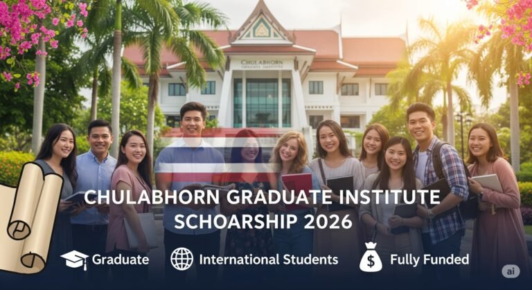 Chulabhorn Graduate Institute Scholarship 2026 in Thailand – Fully Funded Opportunity for International Students