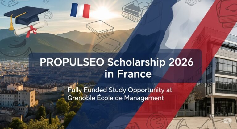 PROPULSEO Scholarship 2026 in France – Fully Funded Study Opportunity at Grenoble École de Management