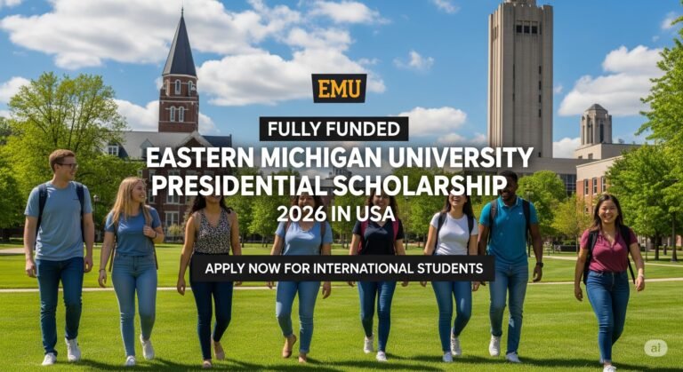 Fully Funded Eastern Michigan University Presidential Scholarship 2026 in USA | Apply Now for International Students