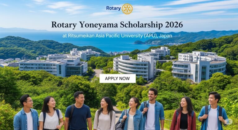 Fully Funded Rotary Yoneyama Scholarship 2026 at Ritsumeikan Asia Pacific University (APU), Japan | Apply Now