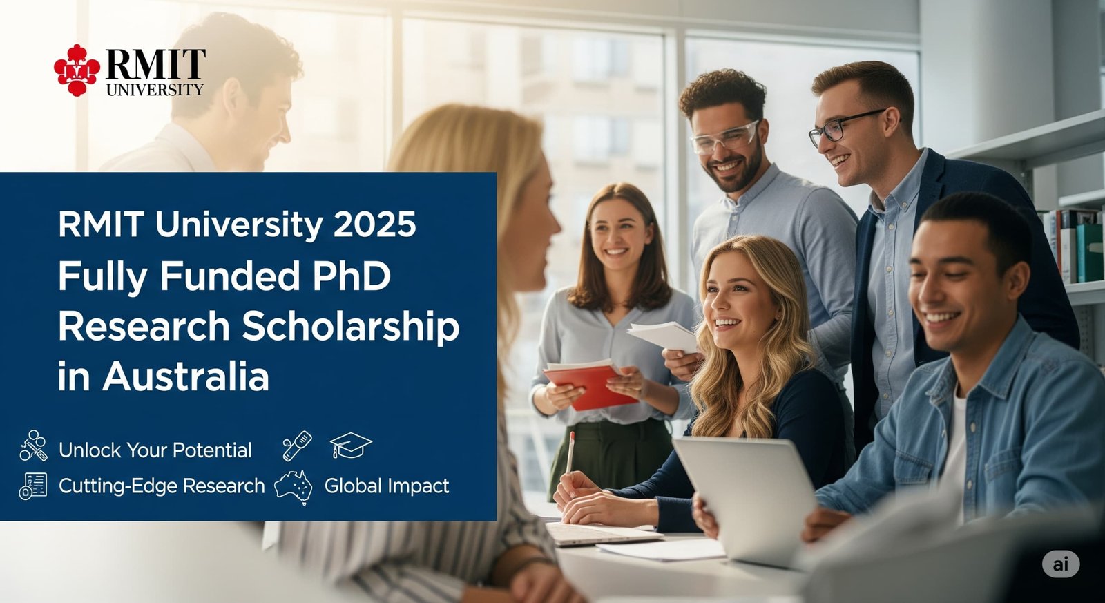 Study in Australia: RMIT University 2025 Fully Funded PhD Research Scholarship