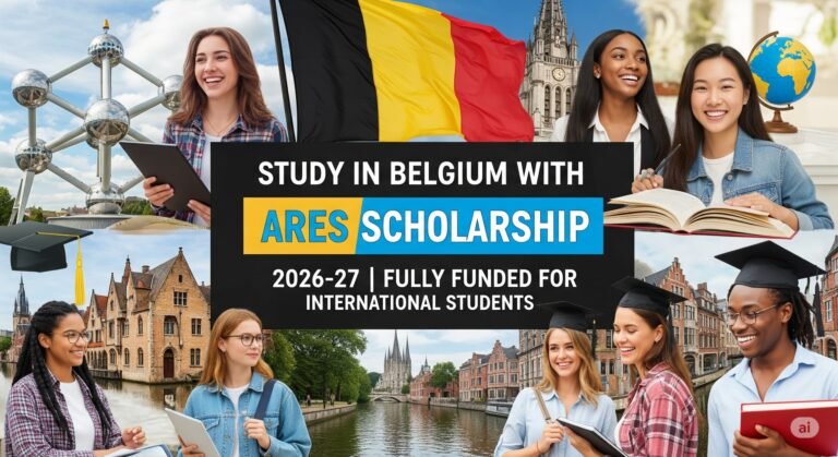 Study in Belgium with ARES Scholarship 2026-27 | Fully Funded for International Students