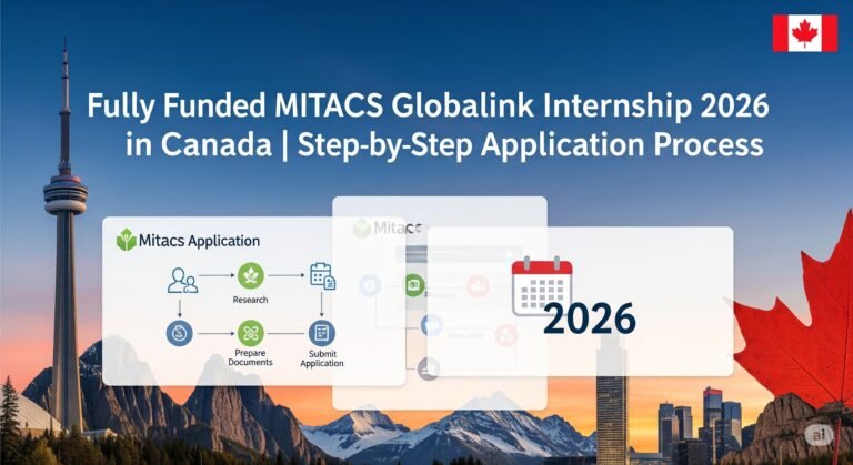 Fully Funded MITACS Globalink Internship 2026 in Canada | Step-by-Step Application Process