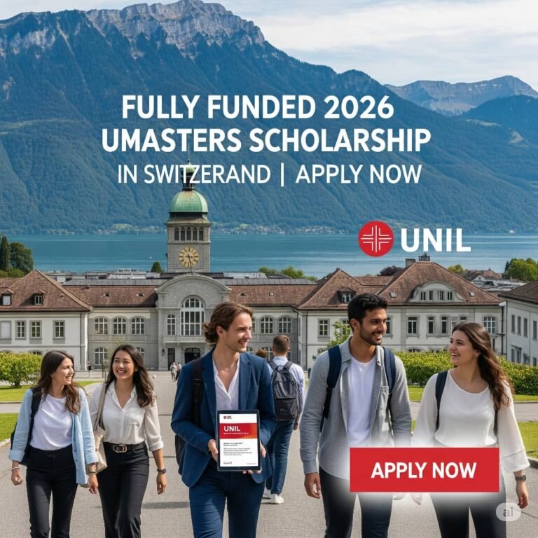 Fully Funded 2026 UNIL Masters Scholarship in Switzerland | Apply Now