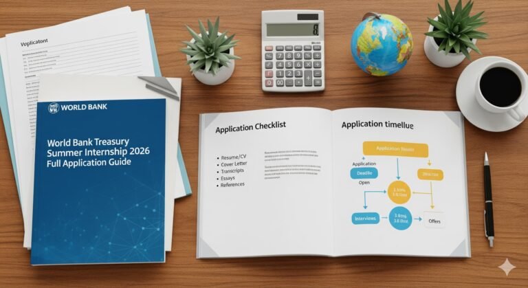 Apply Now: World Bank Treasury Summer Internship 2026 - Full Application Guide