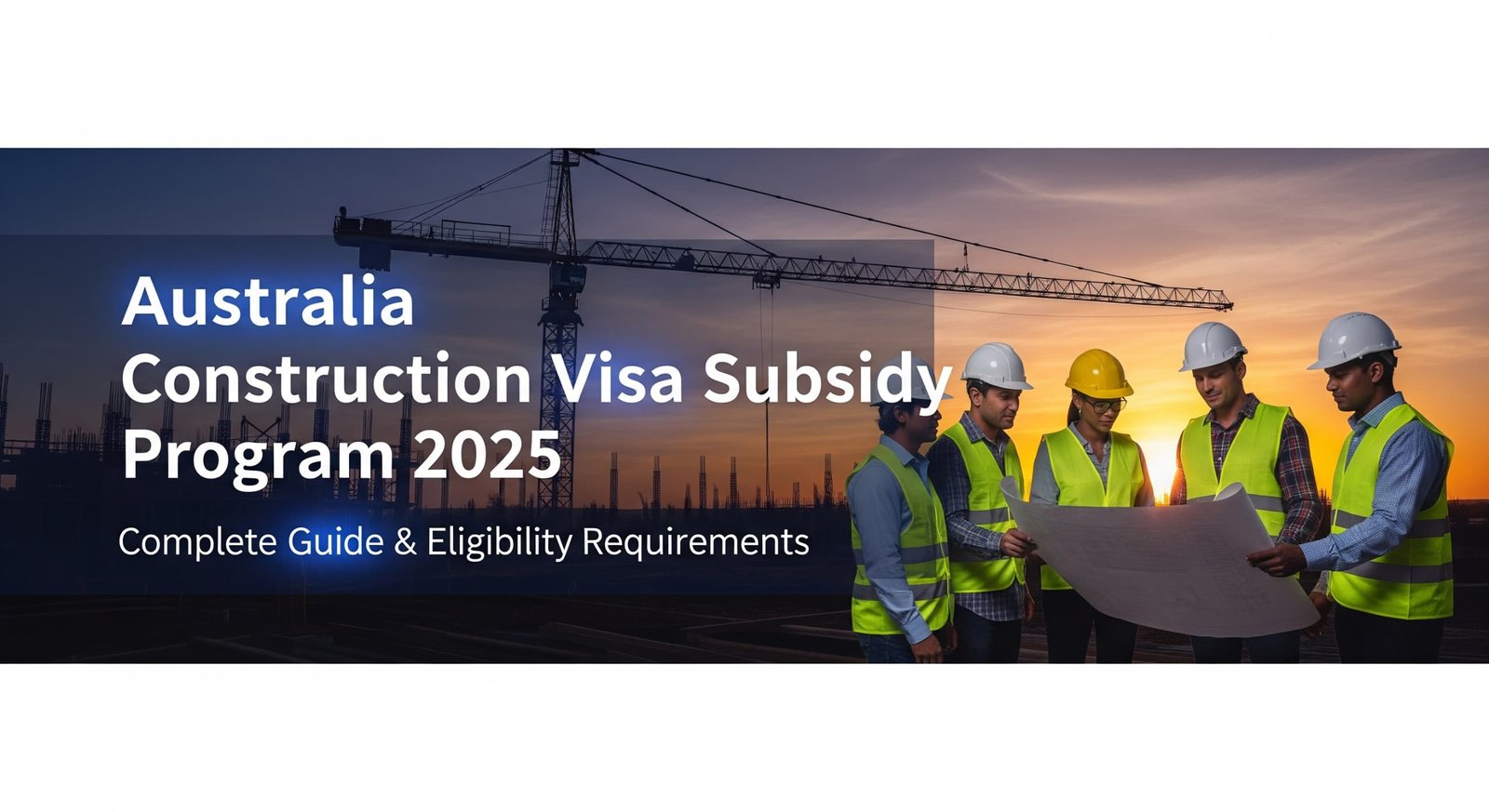 Australia Construction Visa Subsidy Program 2025: Complete Guide & Eligibility Requirements