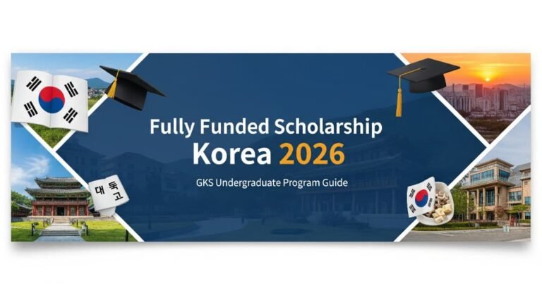 Fully Funded Scholarship Korea 2026: GKS Undergraduate Program Guide