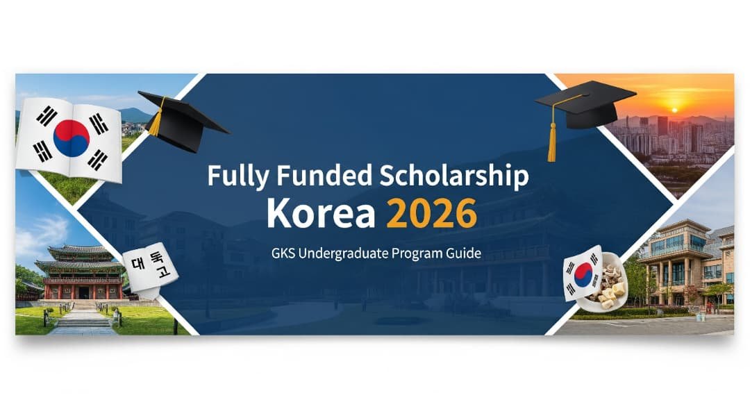 Fully Funded Scholarship Korea 2026: GKS Undergraduate Program Guide