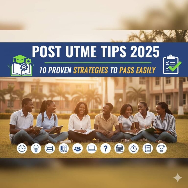 Post UTME Tips 2025: 10 Proven Strategies to Pass Easily