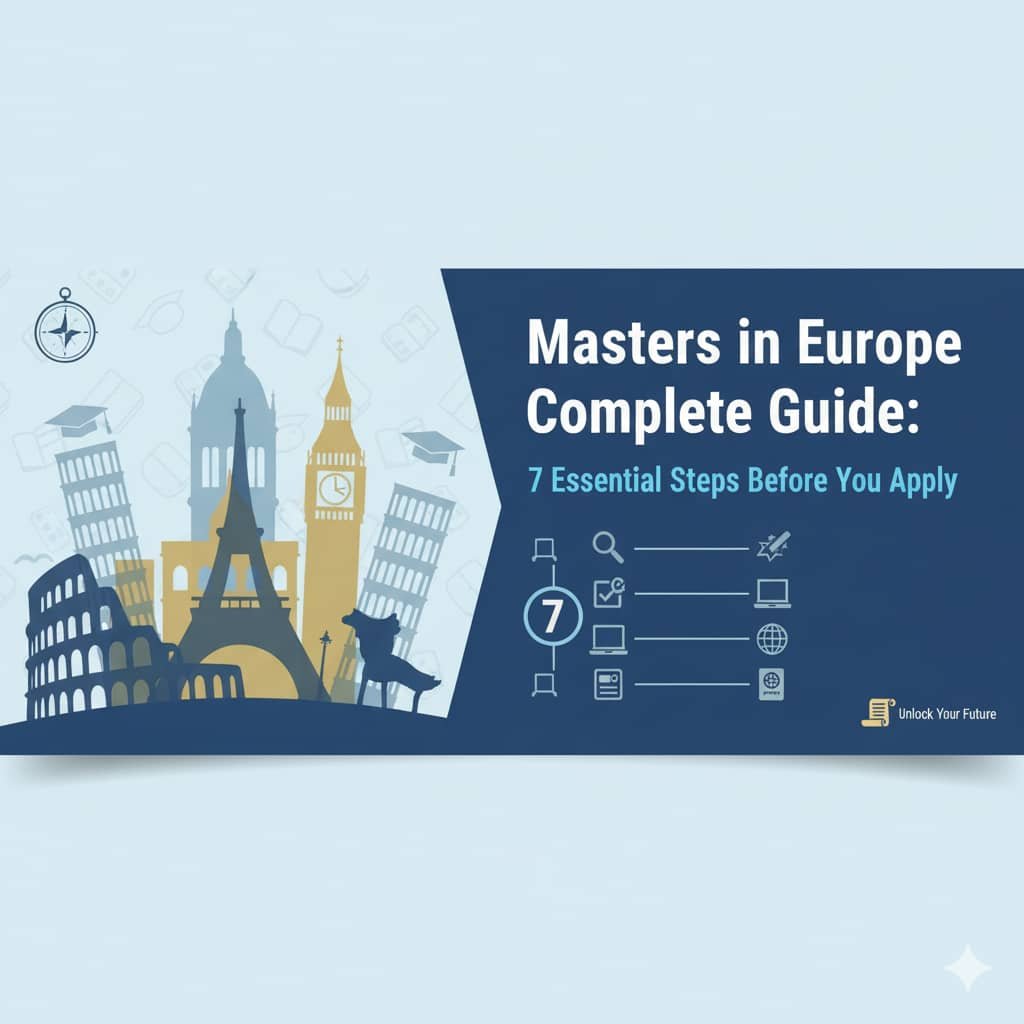 Masters in Europe Complete Guide: 7 Essential Steps Before You Apply