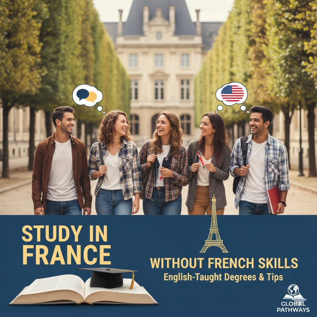 Study in France Without French Skills: English-Taught Degrees and Tips