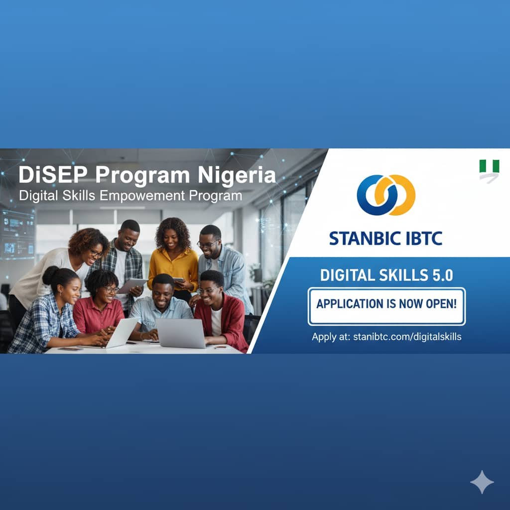 DiSEP Program Nigeria: Stanbic IBTC Digital Skills 5.0 Application