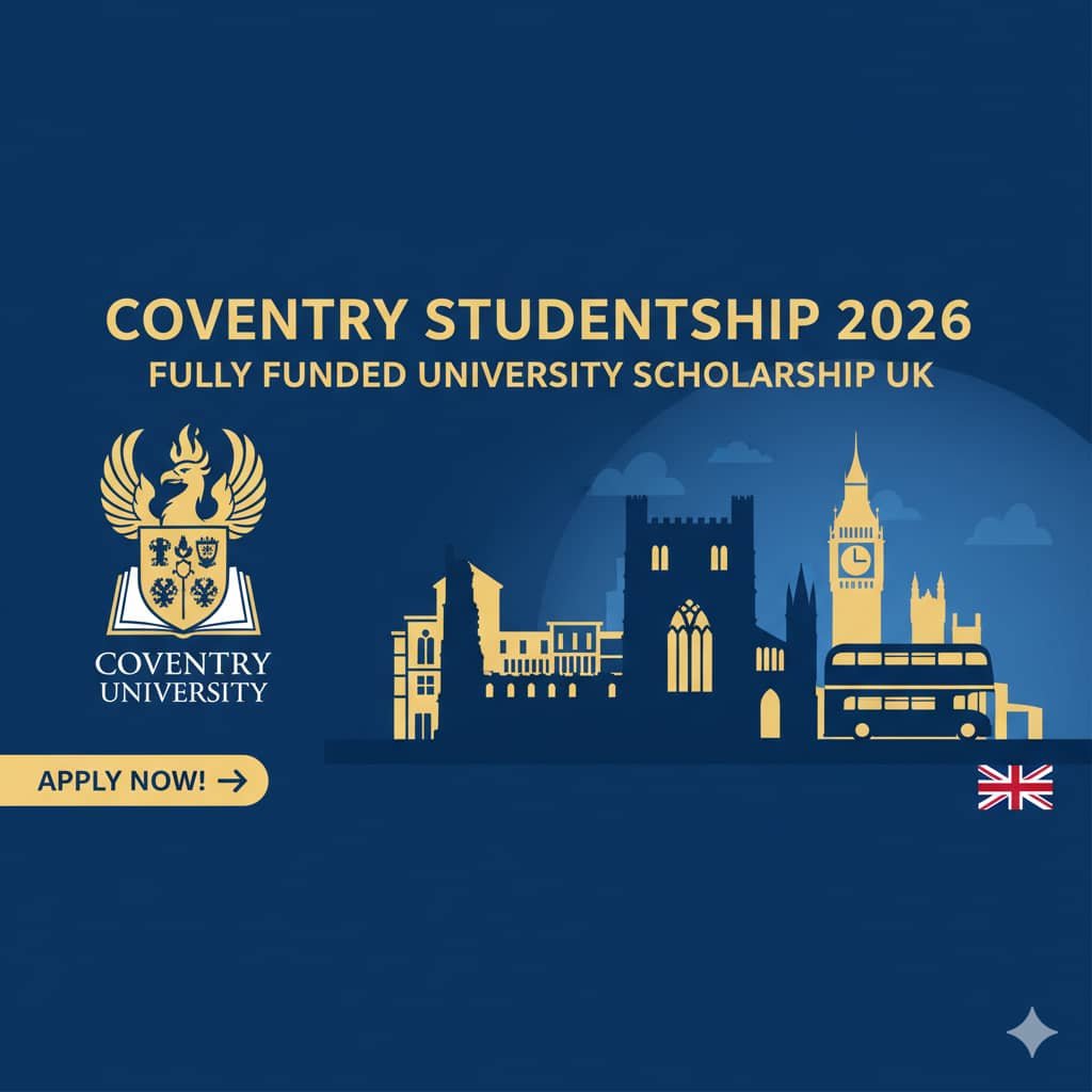 Coventry Studentship 2026: Fully Funded University Scholarship UK