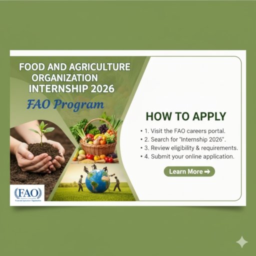 Food and Agriculture Organization Internship 2026: FAO Program How to Apply