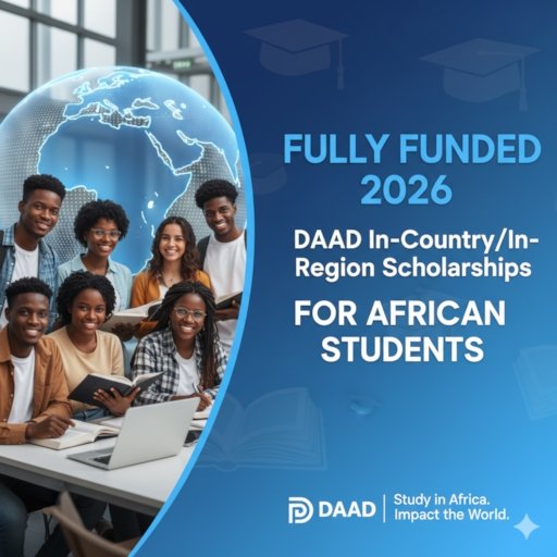 Fully Funded 2026 DAAD In-Country/In-Region Scholarships for African Students