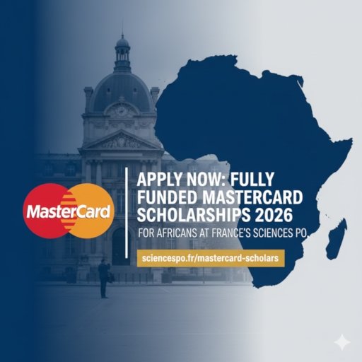 Apply Now: Fully Funded Mastercard Scholarships 2026 for Africans at France’s Sciences Po