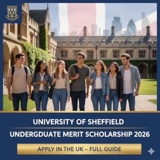 Apply for University of Sheffield Undergraduate Merit Scholarship 2026 in the UK – Full Guide