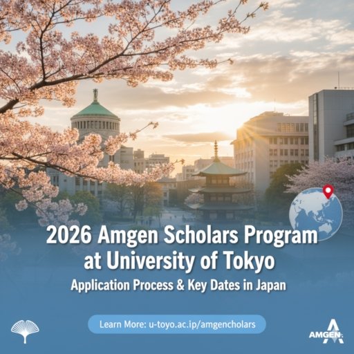 2026 Amgen Scholars Program at University of Tokyo | Application Process & Key Dates in Japan