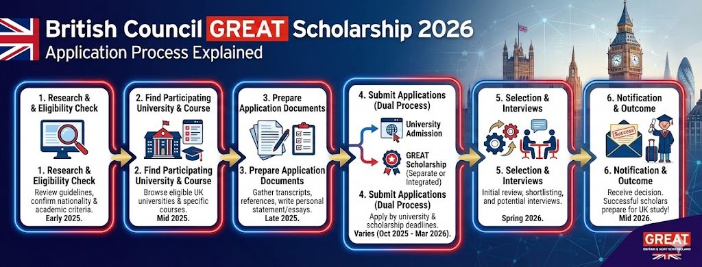 British Council GREAT Scholarship 2026 Application Process Explained